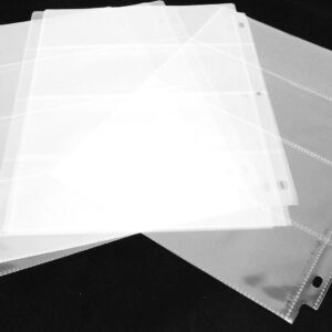 100 7.25x2.75 4 Pocket Notebook Pages for Modern Fractional Currency & Other