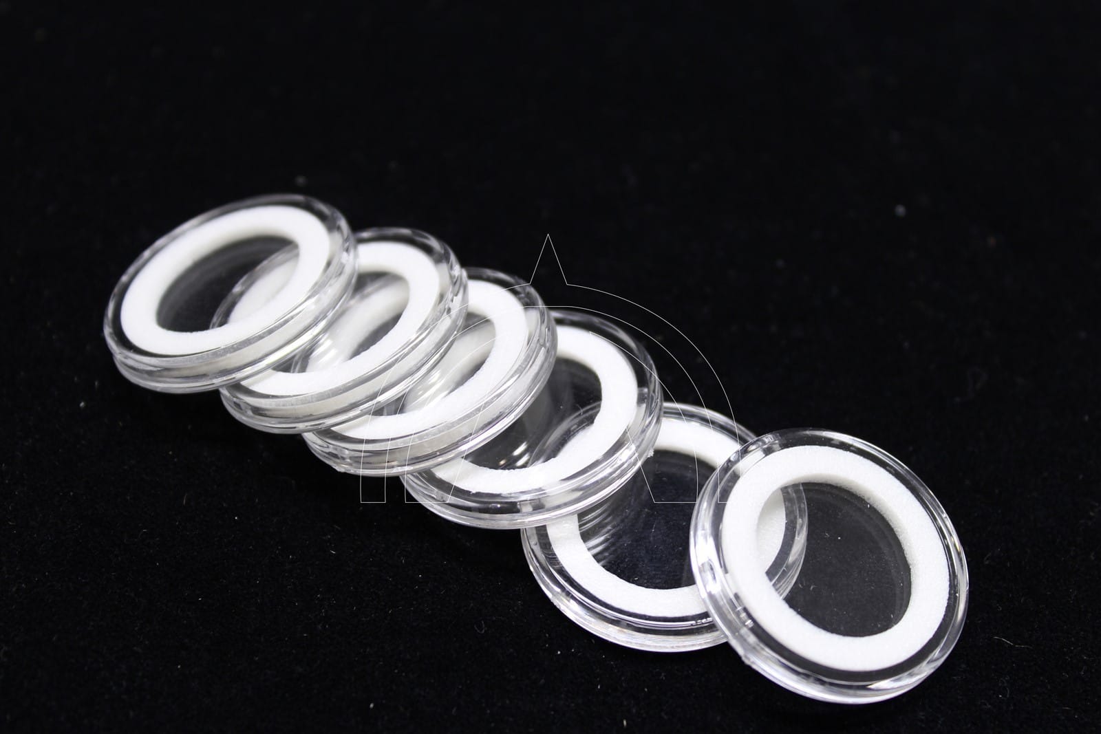 10 Genuine Airtite Model A Coin Capsules W White Rings For Penny 19Mm Air Tight 2 10 Genuine Airtite Model A Coin Capsules w White Rings for Penny 19mm Air Tight - Image 2