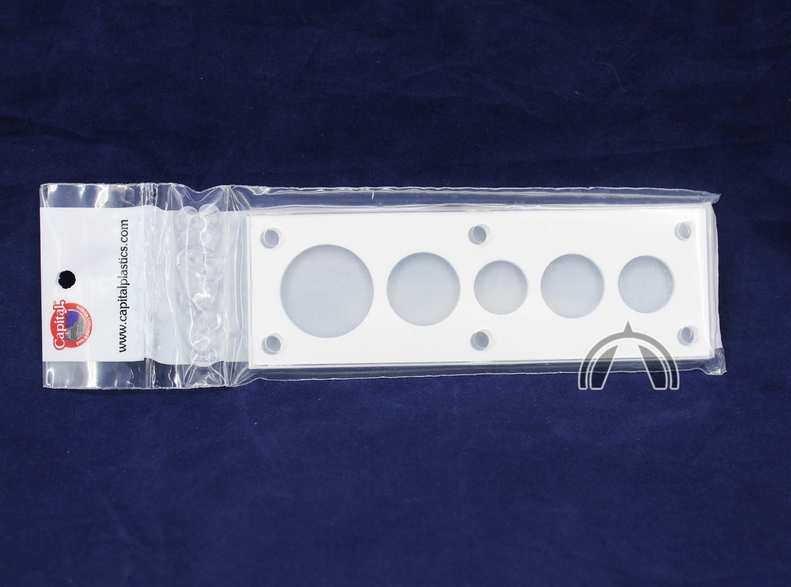 White Mint / Proof Set Holder For 5 Coins Set By Capital Plastics | No Printing 1 White Mint / Proof Set Holder for 5 Coins Set by Capital Plastics | no Printing