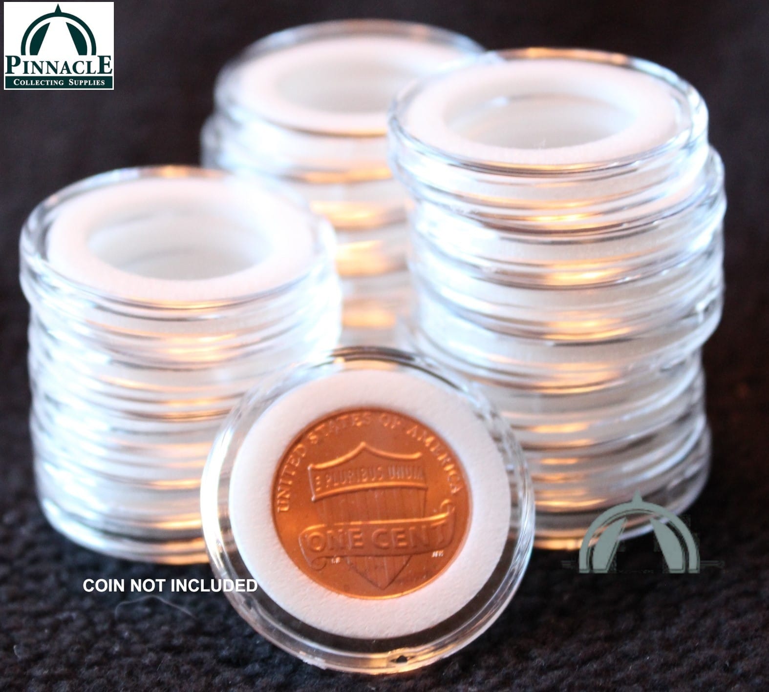 Genuine Airtite Coin Capsules W 19Mm White Rings For Penny / Air Tight Holders 1 Genuine Airtite Coin Capsules w 19mm White Rings for Penny / Air Tight Holders
