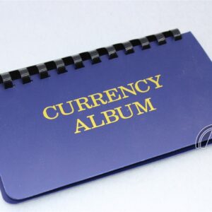 10 Page Spiral Bound Pocket Currency Album for Modern & Small Sized Bank Notes
