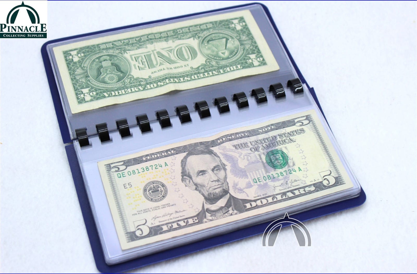 10 Page Spiral Bound Pocket Currency Album For Modern &Amp; Small Sized Bank Notes 3 10 Page Spiral Bound Pocket Currency Album for Modern & Small Sized Bank Notes - Image 3