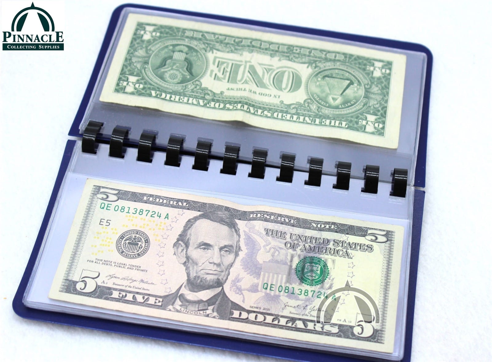 10 Page Spiral Bound Pocket Currency Album For Modern &Amp; Small Sized Bank Notes 4 10 Page Spiral Bound Pocket Currency Album for Modern & Small Sized Bank Notes - Image 4