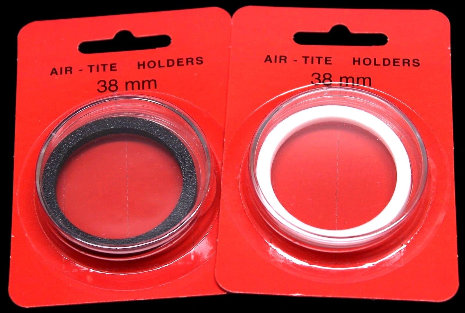 Airtite Coin Capsule Holder W 38Mm White Ring, Peace, Morgan, Ike Silver Dollars 3 Airtite Coin Capsule Holder w 38mm WHITE Ring, Peace, Morgan, Ike Silver Dollars - Image 3