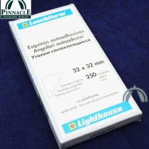 250 32mm x 32mm Archival Self Adhesive Corner Mounts for Cards Photos Stamps