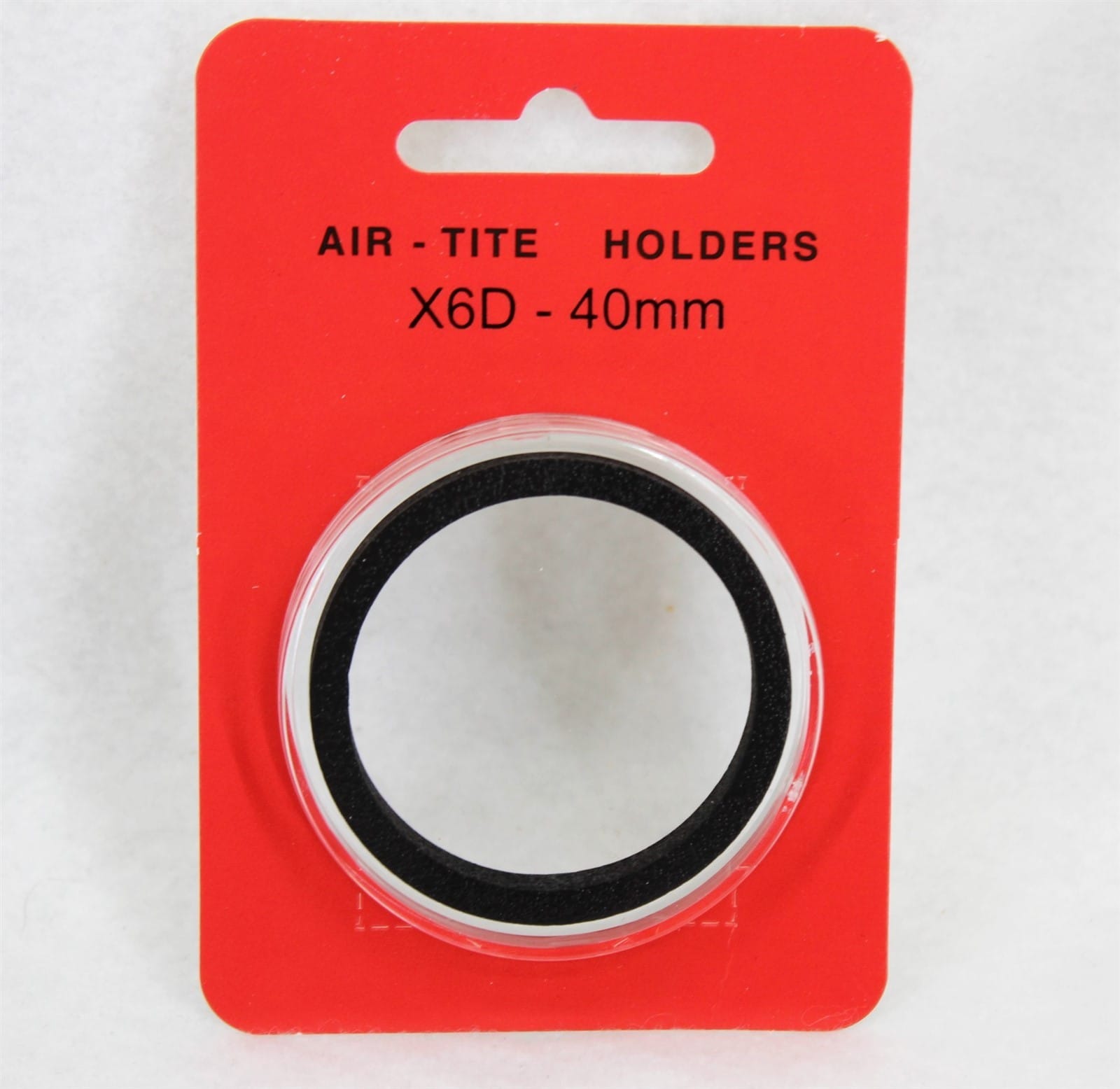Genuine Airtite X6 Deep W 40Mm Black Ring Coin Capsule | High Relief Coins X6D40 1 GENUINE Airtite X6 Deep w 40mm Black Ring Coin Capsule | High Relief Coins X6D40