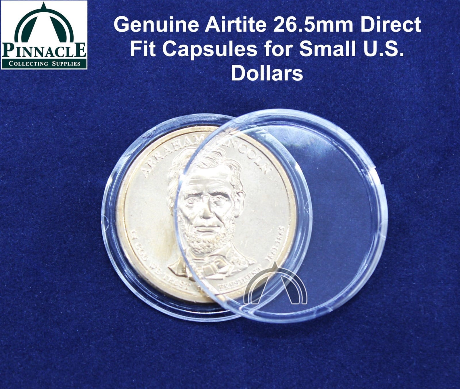 25 26.5Mm Airtite Coin Capsule Holders For Small Dollars President Sac Sba 2 25 26.5mm AIRTITE COIN CAPSULE HOLDERS FOR SMALL DOLLARS PRESIDENT SAC SBA - Image 2