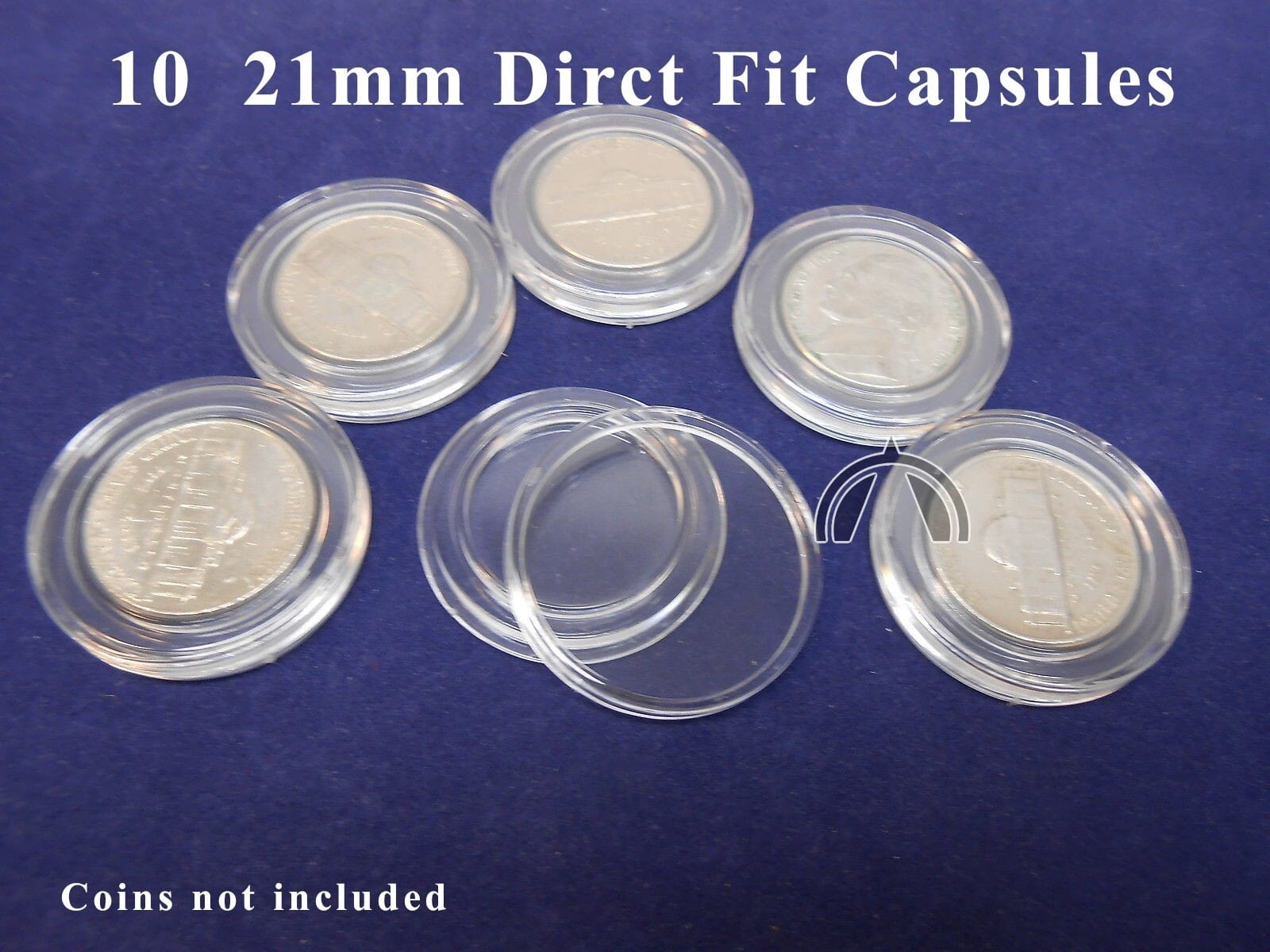 25 21Mm Direct Fit Coin Capsule Holders For Us Nickel &Amp; Other 21Mm Coins 1 25 21mm Direct Fit Coin Capsule Holders for US Nickel & Other 21mm Coins
