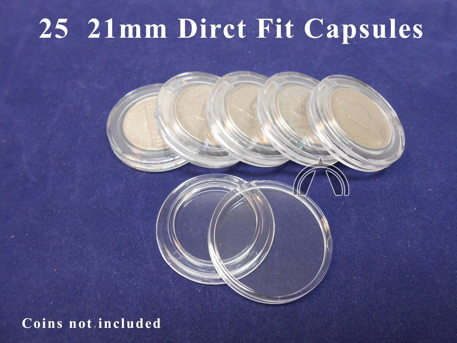 25 21Mm Direct Fit Coin Capsule Holders For Us Nickel &Amp; Other 21Mm Coins 3 25 21mm Direct Fit Coin Capsule Holders for US Nickel & Other 21mm Coins - Image 3