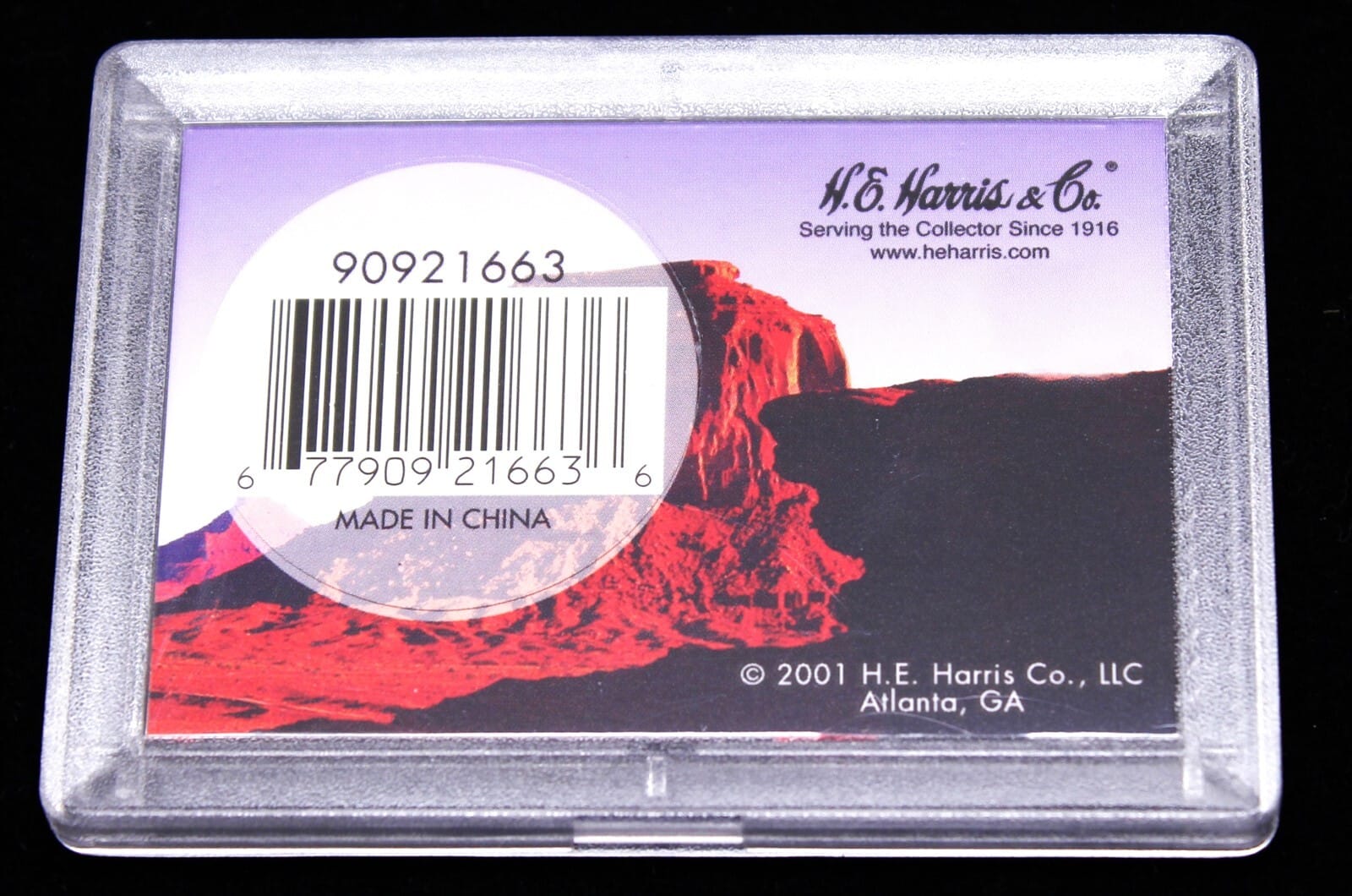 Morgan Silver Dollar Case With Western Image , 2X3 2 Morgan Silver Dollar Case with Western Image , 2x3 - Image 2