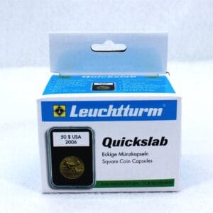 5 Pack of QUICKSLAB Holders 18mm Graded Coin Slabs for 1/4 oz Gold China Panda