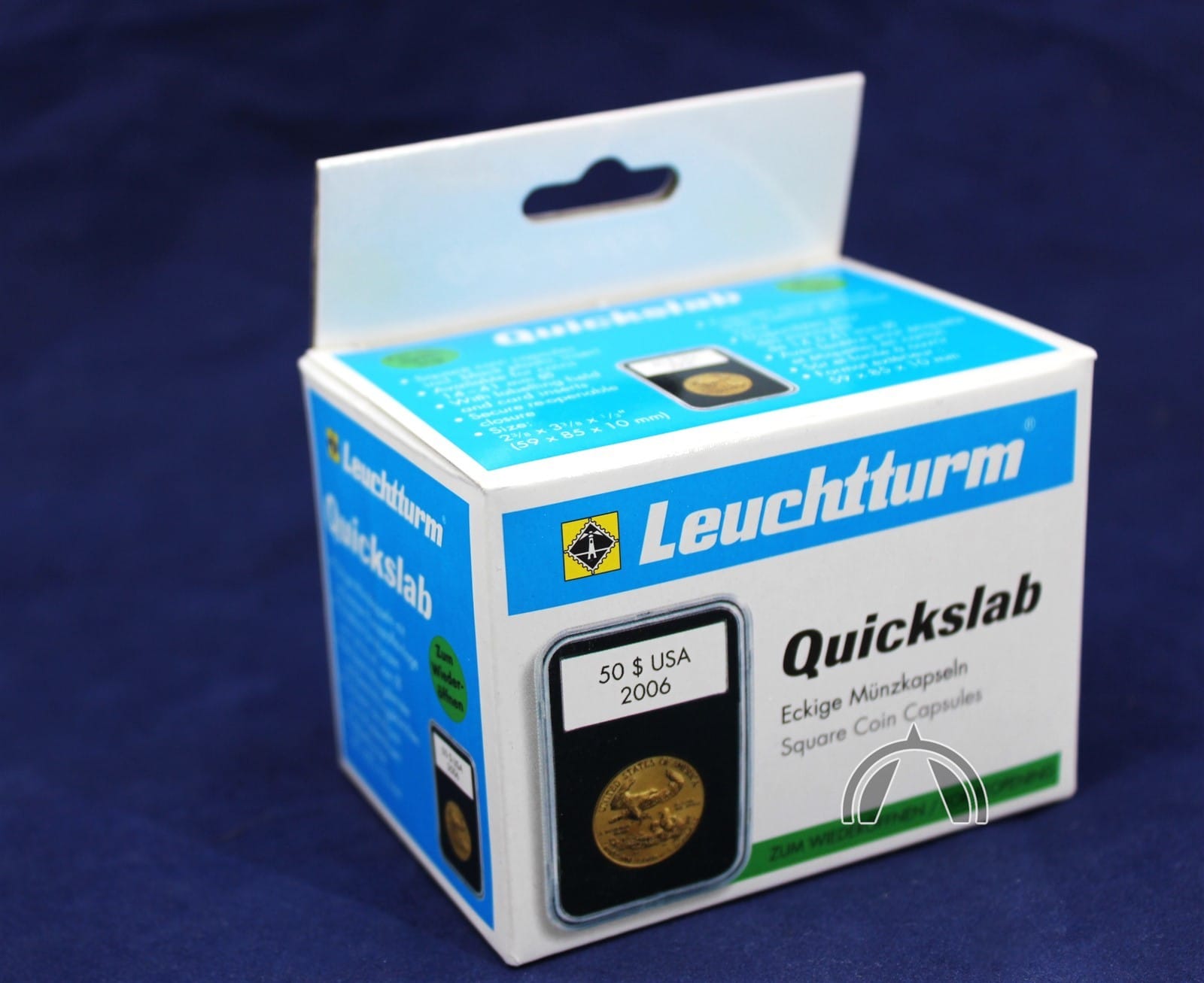 5 Pack Of 38Mm Quickslabs Coin Holders For Us Large Dollars | Peace Morgan Ike 2 5 Pack of 38mm QUICKSLABS Coin Holders for US Large Dollars | Peace Morgan Ike - Image 2