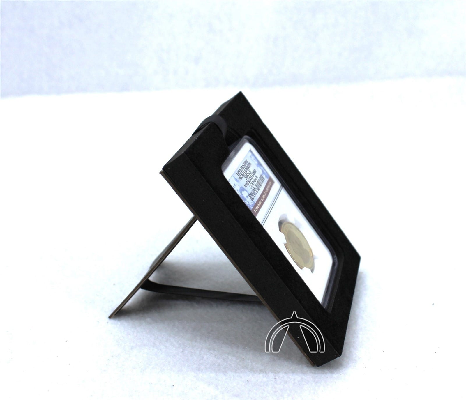 Black Magnetic Lid 1 Slab Display Box With Easel For Pcgs Ngc &Amp; Others 3 Black Magnetic Lid 1 Slab Display Box With Easel for PCGS NGC & Others - Image 3