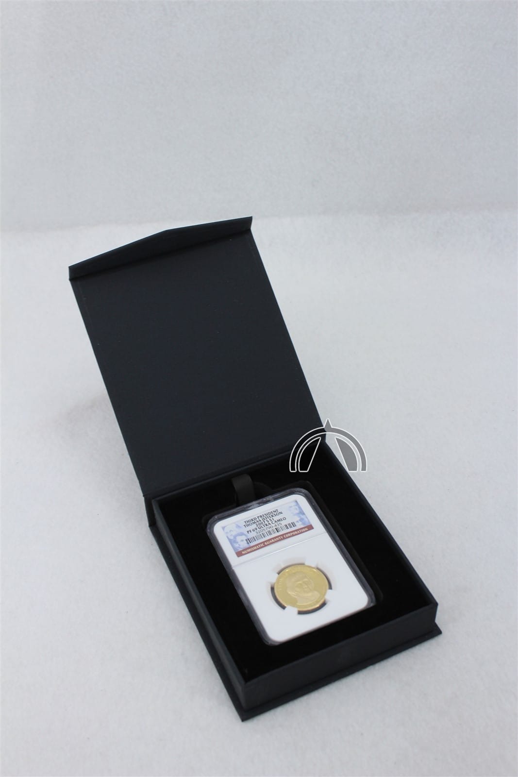 Black Magnetic Lid 1 Slab Display Box With Easel For Pcgs Ngc &Amp; Others 4 Black Magnetic Lid 1 Slab Display Box With Easel for PCGS NGC & Others - Image 4