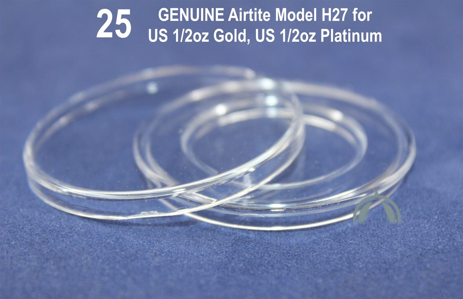 25 Genuine Airtite 27Mm Direct Fit Coin Capsules Fits 1/2Oz Gold 1/2Oz Platinum 1 25 GENUINE Airtite 27mm Direct Fit Coin Capsules Fits 1/2oz Gold 1/2oz Platinum