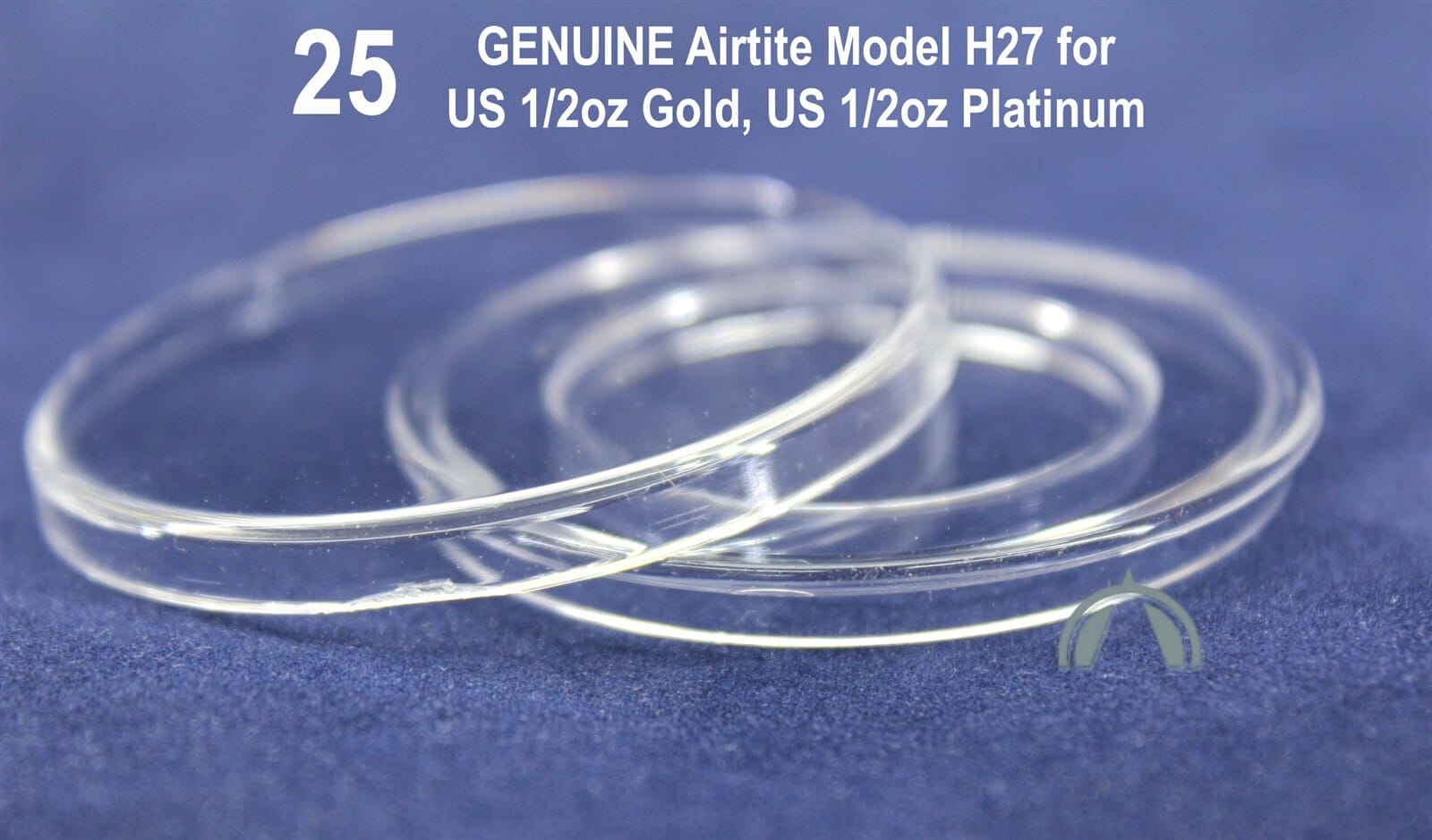 25 Genuine Airtite 27Mm Direct Fit Coin Capsules Fits 1/2Oz Gold 1/2Oz Platinum 2 25 GENUINE Airtite 27mm Direct Fit Coin Capsules Fits 1/2oz Gold 1/2oz Platinum - Image 2