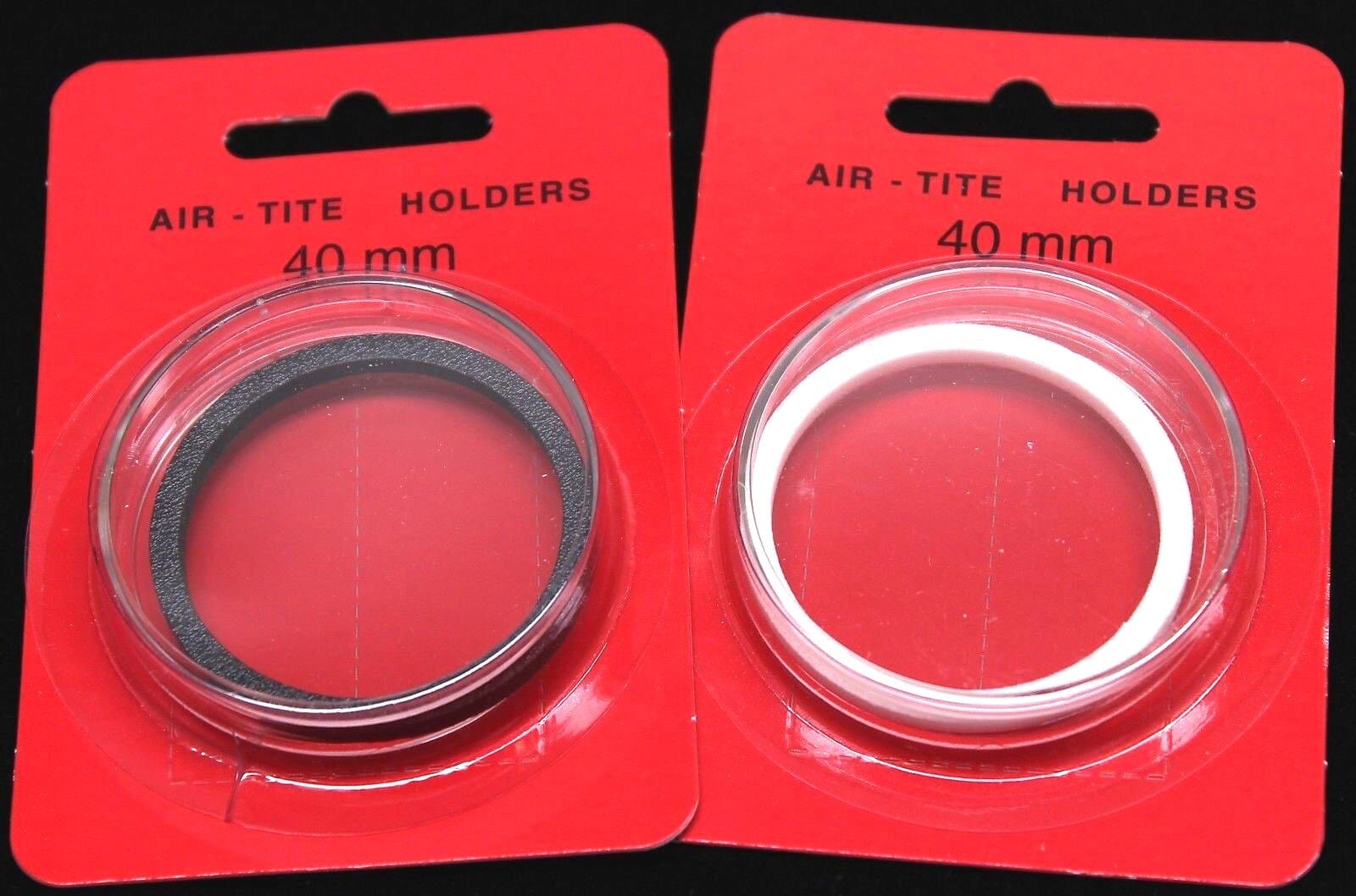 40Mm Airtite Capsule Holder W Black Ring American Silver Eagle - Free Shipping 3 40mm AIRTITE CAPSULE HOLDER w Black Ring AMERICAN SILVER EAGLE - FREE SHIPPING - Image 3