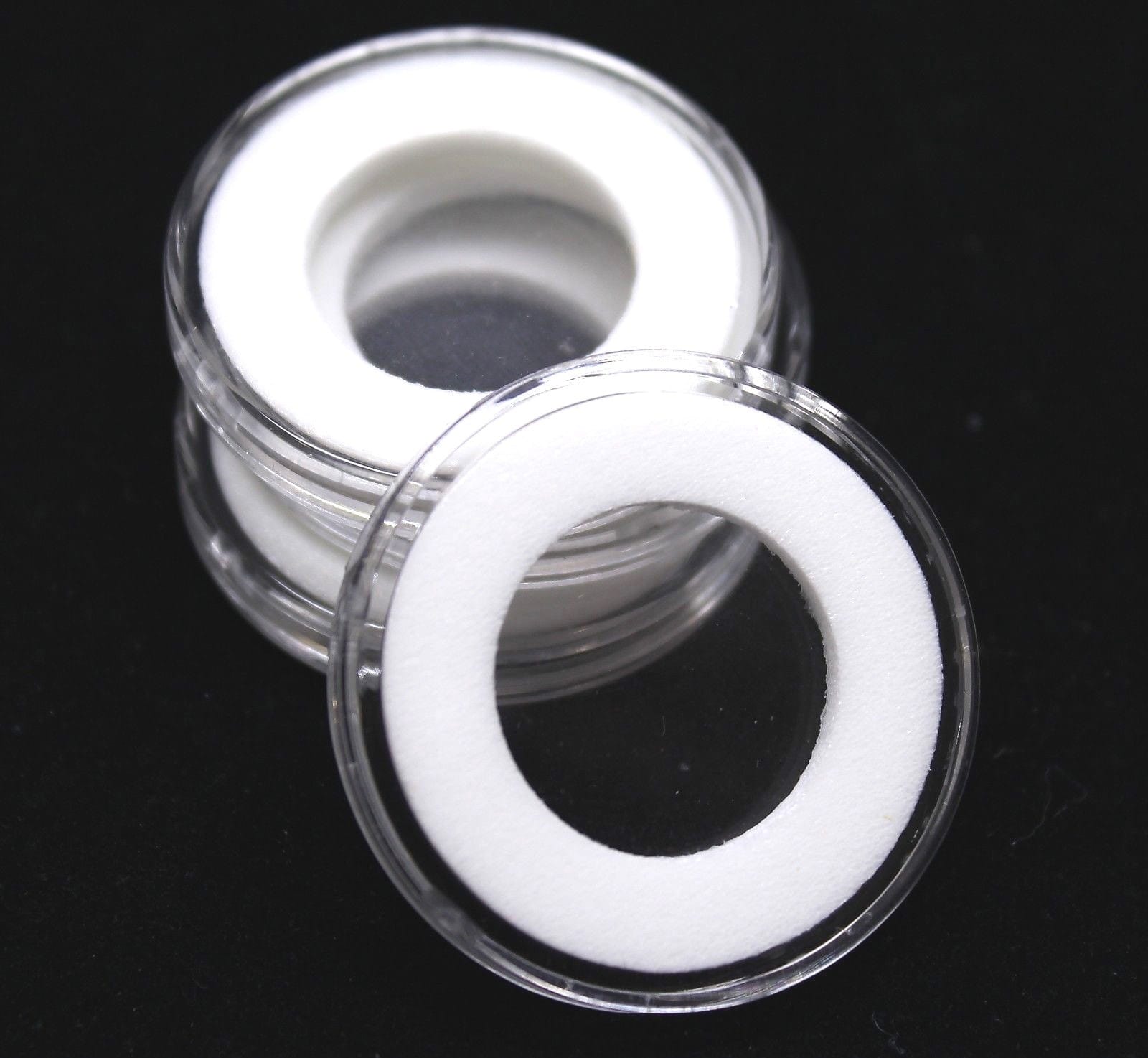 25 Pack Airtite Coin Capsules &Amp; 21Mm White Rings For Us Nickels / Air Tight 1 25 Pack Airtite Coin Capsules & 21mm WHITE Rings for US Nickels / Air Tight