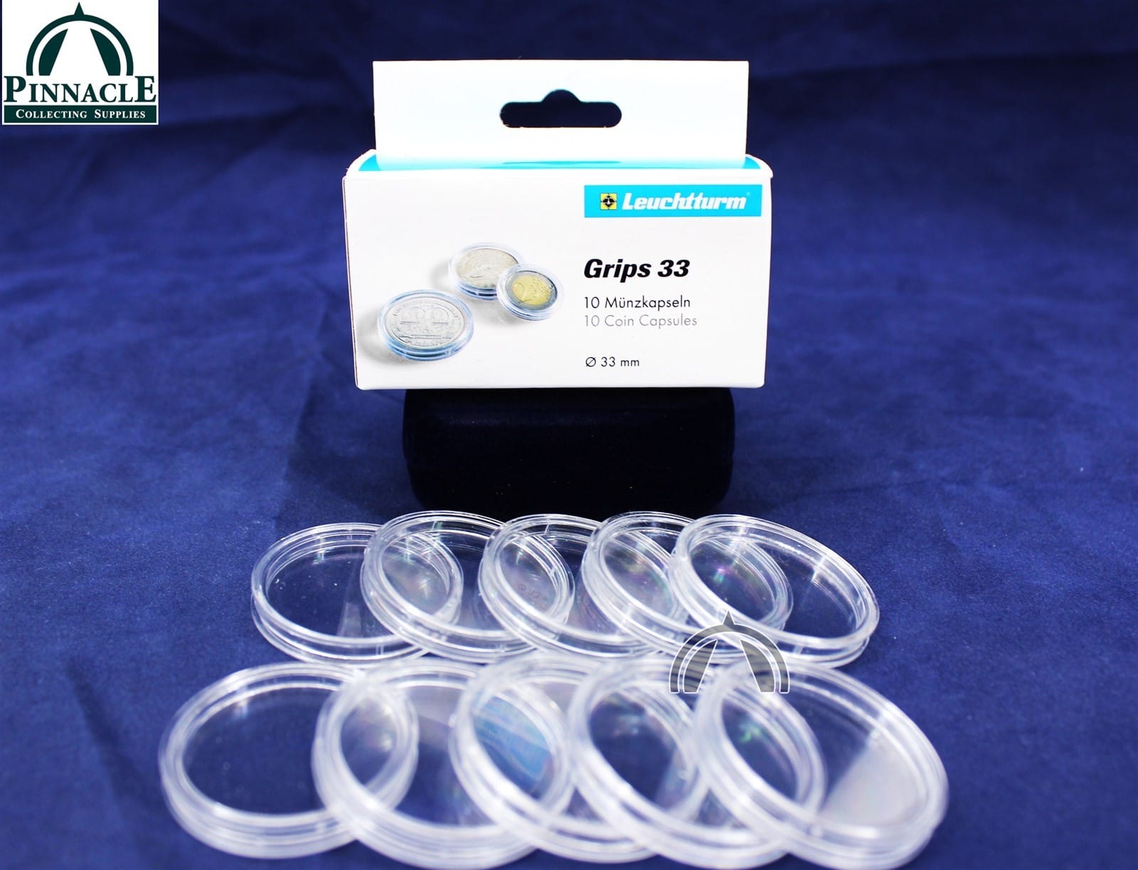 10 Direct Fit 33Mm Coin Capsules By Lighthouse For China 1/2Oz Silver Panda 1 10 Direct Fit 33mm Coin Capsules by Lighthouse for China 1/2oz Silver Panda