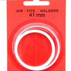 GENUINE AirTite Coin Capsule w 41mm White Ring for Old & Ancient Coins & Tokens