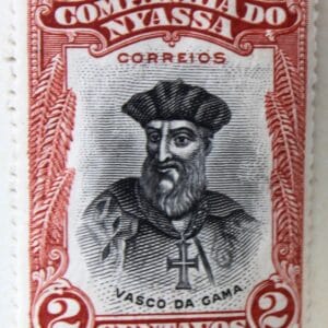 Portuguese explorer Vasco da Gama. Denomination of 2 Centavos  1921-23 Stamp
