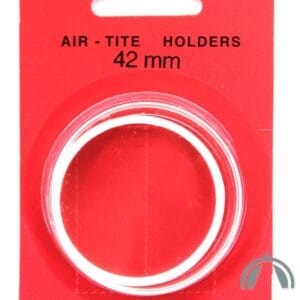 GENUINE AirTite Coin Capsule w 42mm White Ring for Casino Tokens & Chips