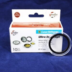 10 Pack of 32mm Ultra Intercept Coin Capsule for Capped Bust Half 1807 - 1836