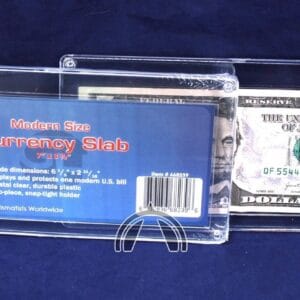 Deluxe Currency Slab Dollar Bill Case Holder for Regular Current USA Bill Size
