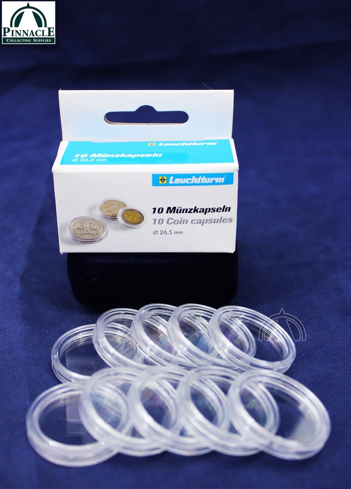 10 Direct Fit 26.5Mm Coin Capsules Holders By Lighthouse For Us Small Dollars 1 10 Direct Fit 26.5mm Coin Capsules Holders by Lighthouse for US Small Dollars