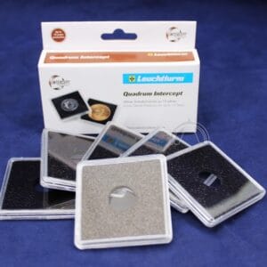 15mm QUADRUM INTERCEPT 2"x'2" Square Holders for Gold $1 1854 ~ 1889 Type 2 & 3