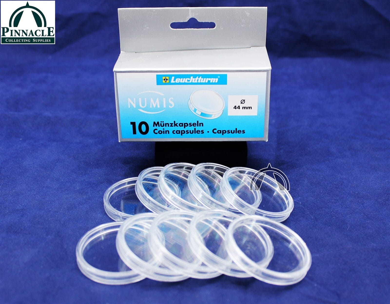 44Mm - 10 Direct Fit Coin Capsule Holders $2 Silver Australia &Amp; 40 Euro Silver 1 44mm - 10 DIRECT FIT COIN CAPSULE HOLDERS $2 Silver Australia & 40 Euro Silver