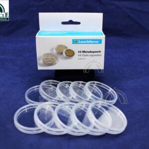 46mm - 10 DIRECT FIT COIN CAPSULE HOLDERS for Coins Medals & Medallions