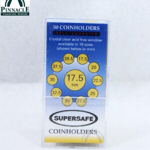 17.5mm - 50 Supersafe Self Adhesive 2x2 Flips for USA 1/10 oz Platinum Eagle