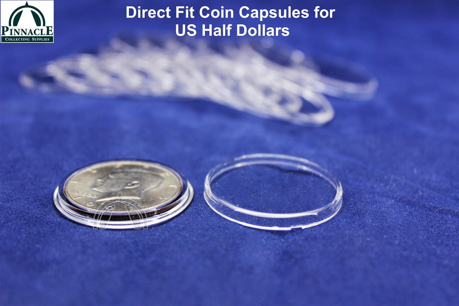 10 Genuine Direct Fit Airtite Coin Capsules For Us Half Dollars | Air Tight 2 10 GENUINE Direct Fit Airtite Coin Capsules for US Half Dollars | Air tight - Image 2