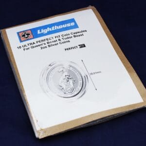 Ultra Perfect fit coin capsules for Queen's Beast coins