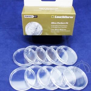 10 Ultra Perfect Fit 40.6mm Coin Capsule for 1oz American Silver Eagle Coin