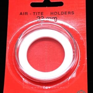 33mm AIRTITE CAPSULE MODEL I CAPSULE w/ White Ring for 1/2oz Silver Libertad