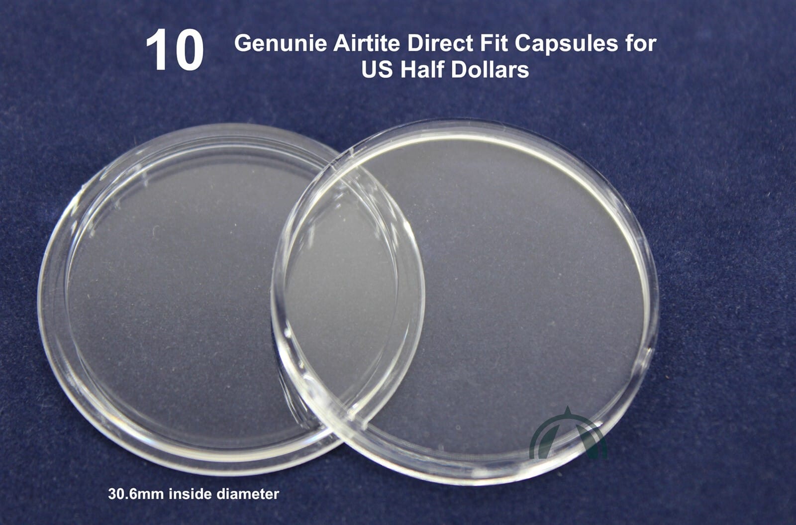10 Genuine Airtite Direct Fit Coin Capsules For Liberty Franklin Kennedy Half $ 2 10 GENUINE Airtite Direct Fit Coin Capsules for Liberty Franklin Kennedy Half $ - Image 2