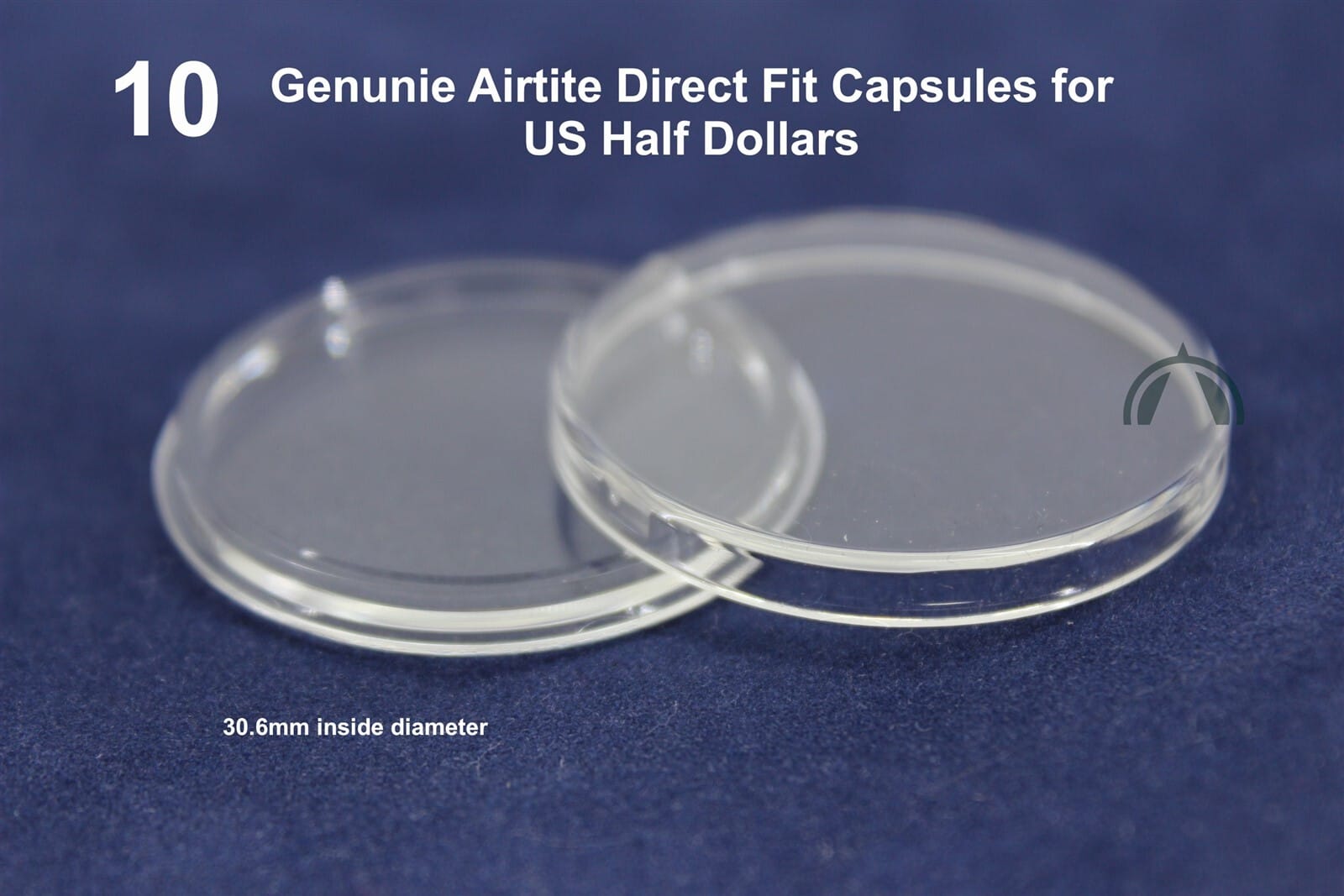 10 Genuine Airtite Direct Fit Coin Capsules For Liberty Franklin Kennedy Half $ 3 10 GENUINE Airtite Direct Fit Coin Capsules for Liberty Franklin Kennedy Half $ - Image 3