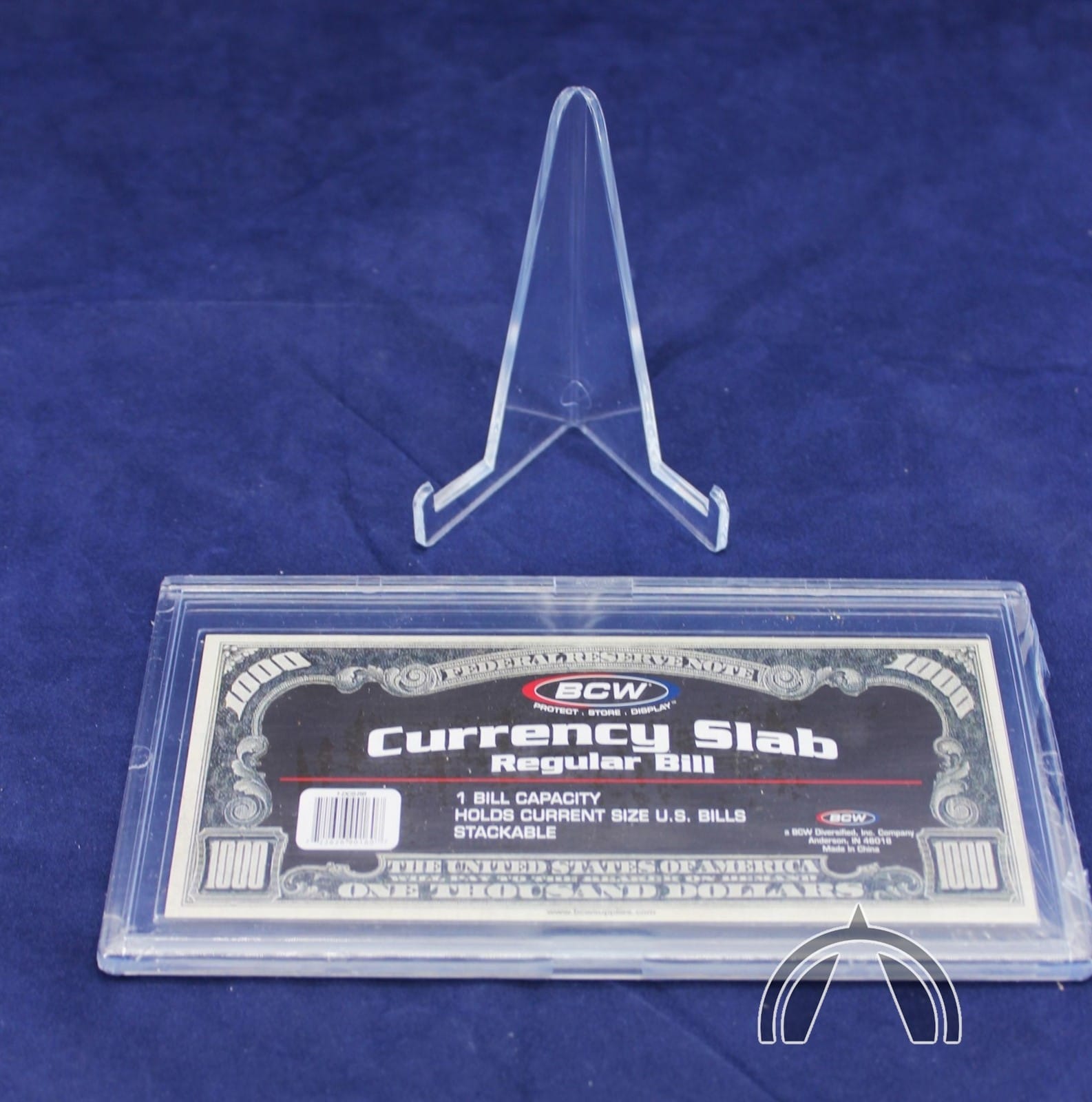 Deluxe Currency Slab Regular Size Dollar Bill Case Holder &Amp; Stand - Free Ship 1 Deluxe Currency Slab Regular Size Dollar Bill Case Holder & Stand - FREE SHIP
