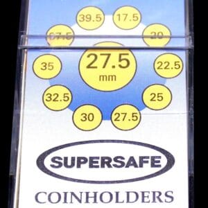 27.5mm Supersafe Self Adhesive 2x2 Flips for US Small Dollar 50 Flips / Box
