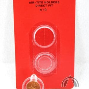 19mm Direct Fit Genuine Airtite Coin Capsule for US Penny CENT 19mm in Diameter