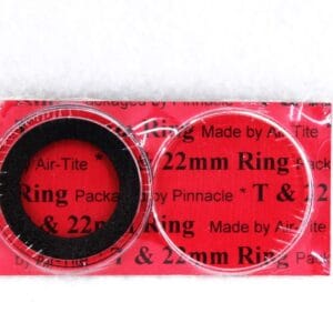 22mm Airtite Coin Capsule Holder with Black Ring | 1/4 oz Gold Royal Tudor Beast
