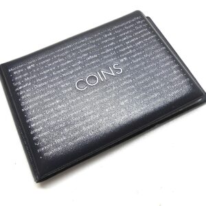 Pocket COIN Album w. 8 Pages / Holds 48 Coins / Great for Traveling