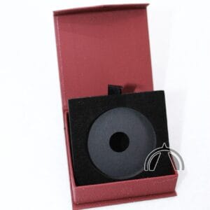 Burgundy Box for 1oz American Silver Eagle in Model I Air Tight Coin Capsule