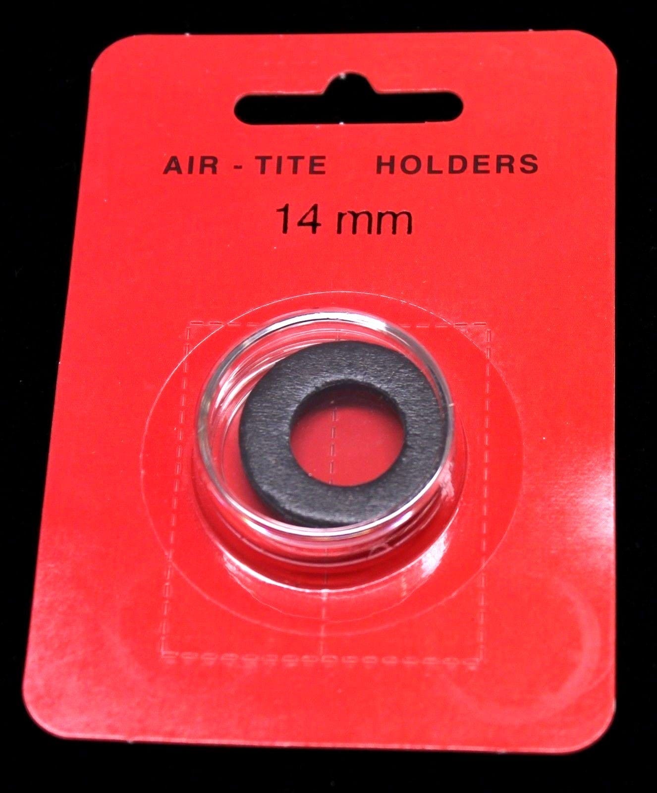 14Mm Airtite Coin Capsule Holder For 1/20 Oz Gold Panda &Amp; Maple Leaf, Black Ring 1 14mm Airtite Coin Capsule Holder for 1/20 oz Gold Panda & Maple Leaf, Black Ring