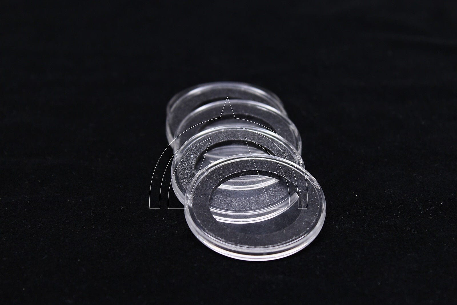 10 Genuine Airtite Holder Capsules W Black Rings For 35Mm World Coins And Tokens 2 10 Genuine Airtite Holder Capsules w Black Rings for 35mm World Coins and Tokens - Image 2