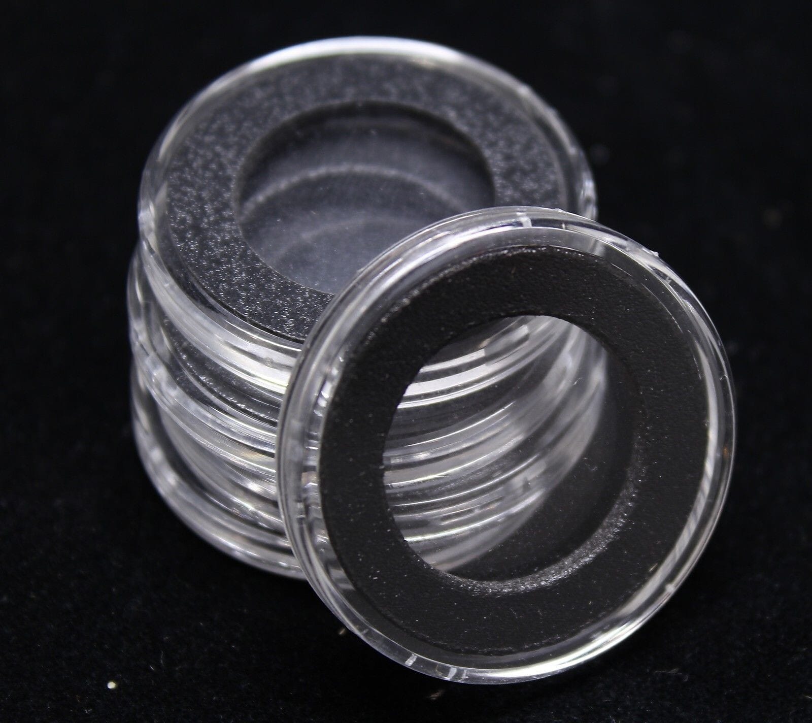 10 Genuine Airtite Capsule Holders &Amp; 20Mm Black Rings 1/10Oz Silver Maple Leaf 2 10 Genuine Airtite Capsule Holders & 20mm Black Rings 1/10oz Silver Maple Leaf - Image 2