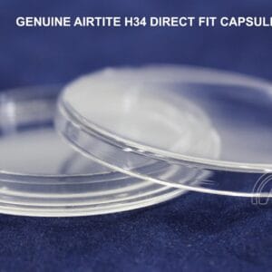 25 Airtite Coin Capsule Holders 34mm for 1oz Gold Libertad 1 Peso Silver