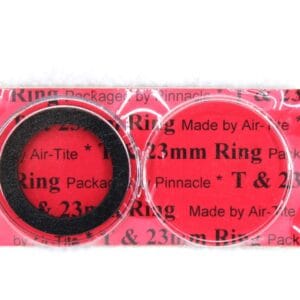 23mm Genuine Airtite Coin Capsule w 23mm Black Ring for 1/4oz Gold Libertad
